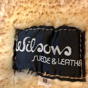 Wilson’s Leather Suede Shearling Coat